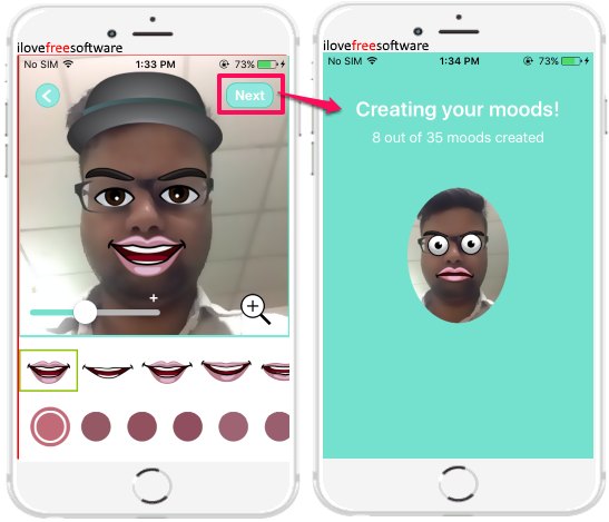 create emoji from photos- emojiface iphone app