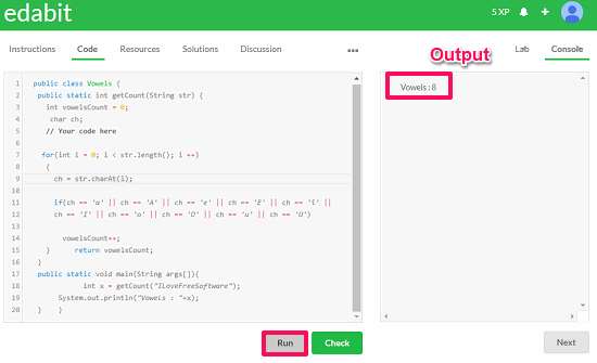 edabit code run