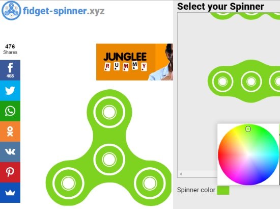 fidget spinner xyz