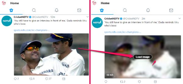 hide videos and images from twitter timeline