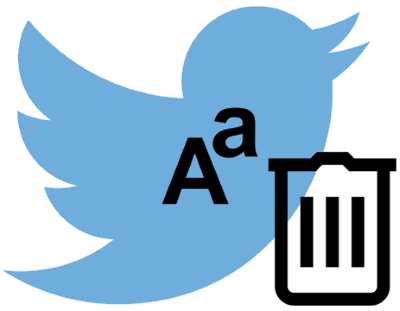 how to bulk delete Tweets with specific words