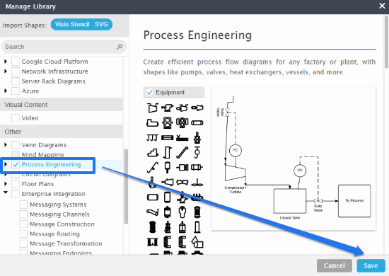 import process engineering symbols to draw pfd