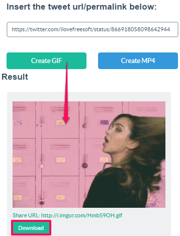 online twitter gif downloader- tweet2gif