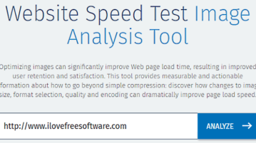 Website Image Analysis Test Tool
