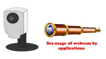 Free Software to Detect use of Webcam by Applications