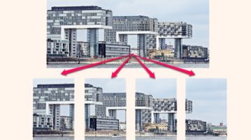 How to Split Panorama Image to Divide it into Smaller Sections