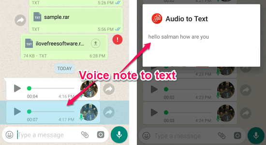 How to Convert WhatsApp Voice Messages into Text