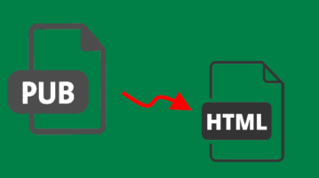 free online pub to html converter