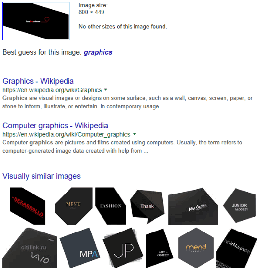 image search result in default browser
