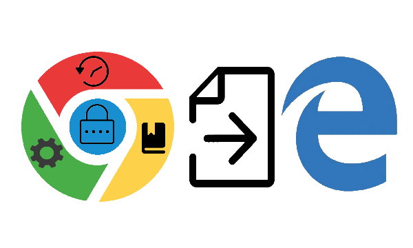 Import passwords browsing history cookies from chrome to edge browser