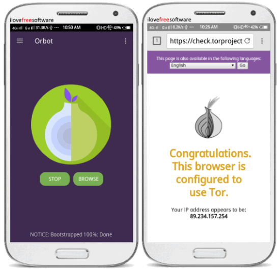 lightning web browser with tor support