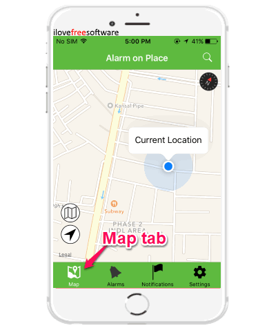 GPS Alarm App iPhone to Sound Alarm at a Specific Location