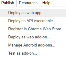 publish work collector as web app