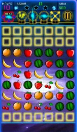 space fruits game board