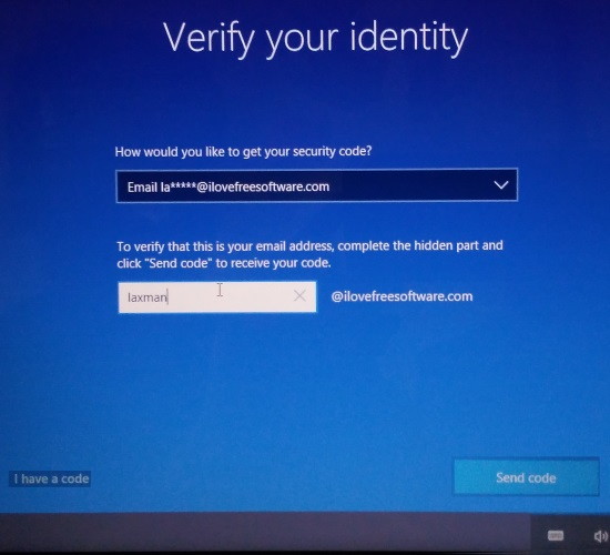 verify your identify