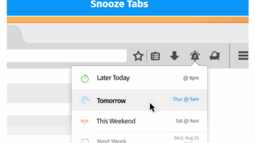 Snooze Tabs in Firefox