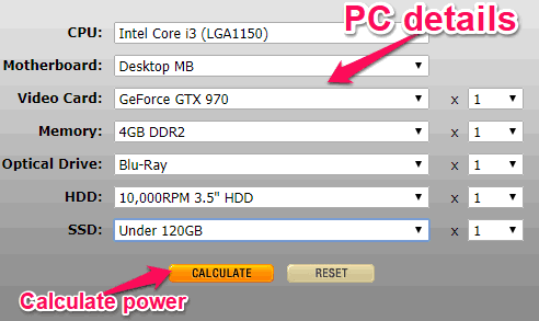 Tijdens ~ Beangstigend Open Find How Much Power Supply your PC Needs to Run Properly