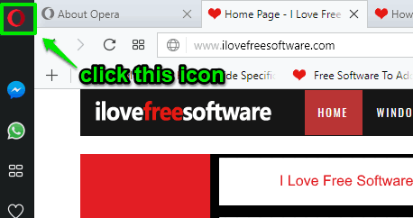 click opera icon