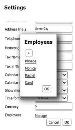 Settings - Salon Appointment Software