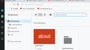 export bookmarks in opera desktop browser