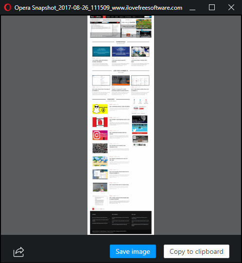 full webpage screenshot captured using opera browser