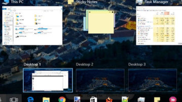 move applications of all desktops to active desktop in windows 10