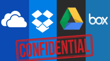 Scan Dropbox, Google Drive, OneDrive, Box for Confidential Information