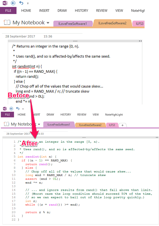 Add Syntax Highlighting to Code in OneNote