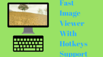 FastImageViewerWith HotkeysSupport