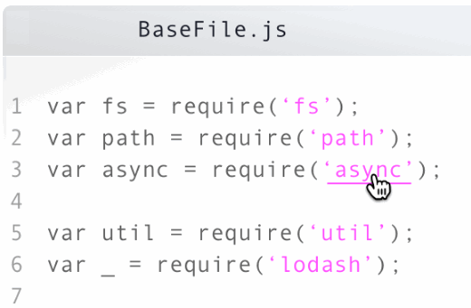 Make Third Party Dependencies Clickable on GitHub Code