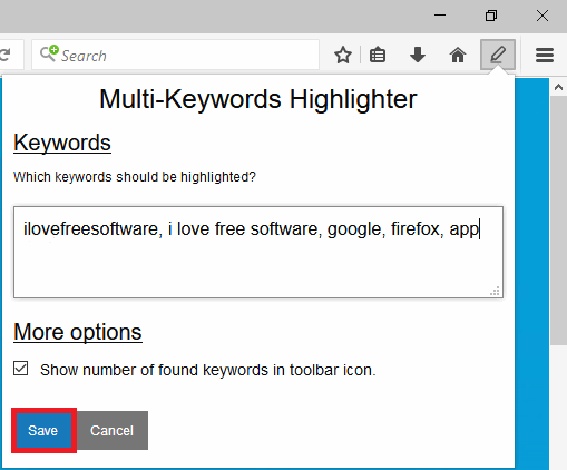 Multi-Keywords highlighter keywords define