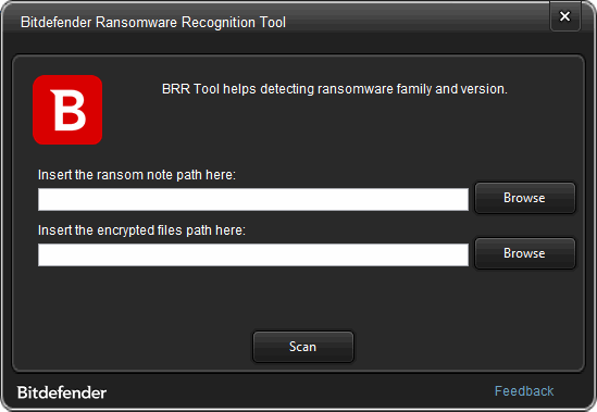 Ransomware Recognition Tool Bitdefender