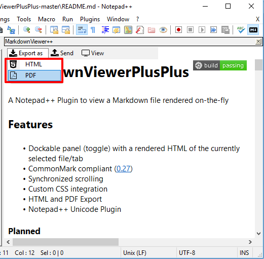 markdownplus plus export to pdf html