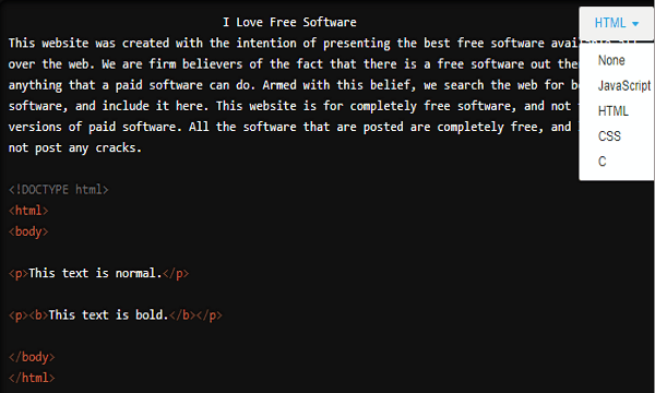 Free Online Collaborative Notepad With Syntax Highlighting
