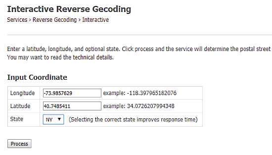 10 websites to reverse geocode coordinates to address