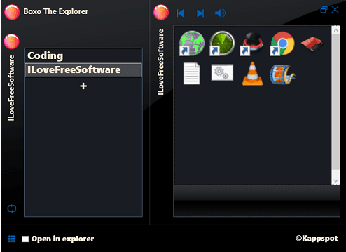 File Explorer Software With Virtual Files and Folder Linking