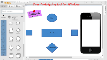 Free Open Source Prototyping Tool for Windows Pencil