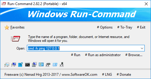 Free Windows Run Dialog Alternative to Run Programs as Administrator