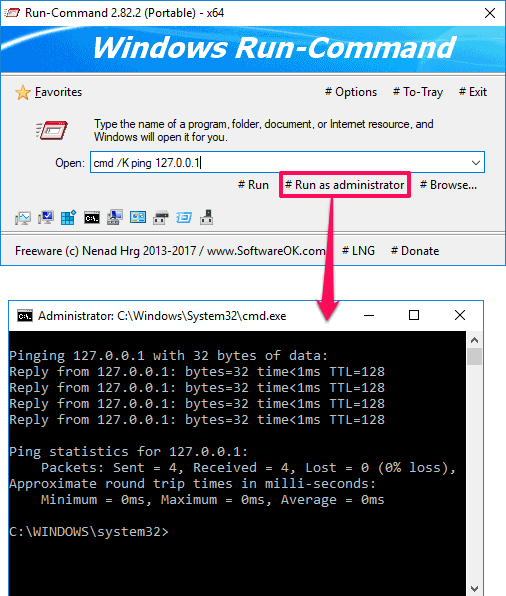 Run-Command running command