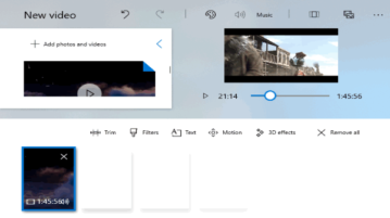 edit video using photos app in windows 10