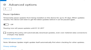 enable automatic download of windows updates on metered connections in windows 10