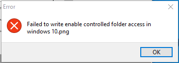 error while doing changes in some file