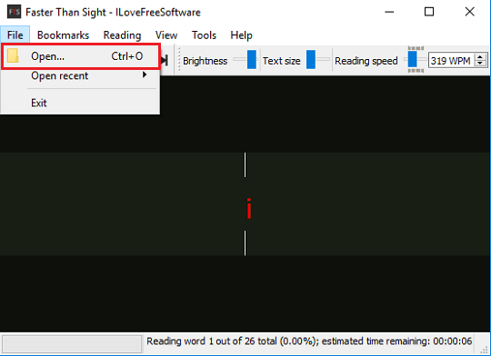 faster than sight interface