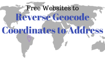 8 free websites to reverse geocode coordinates to address