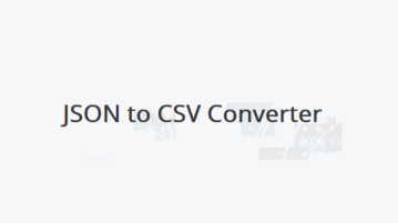 5 Free JSON To CSV Online Converters free json to csv online converter websites
