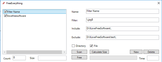 freeeverything specify feilds