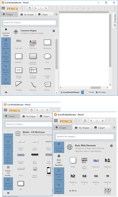 pencil interface