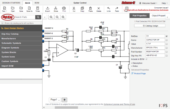 design electronic circuit online