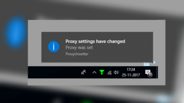 Automatically Revert Changes To System Proxy in Windows 10