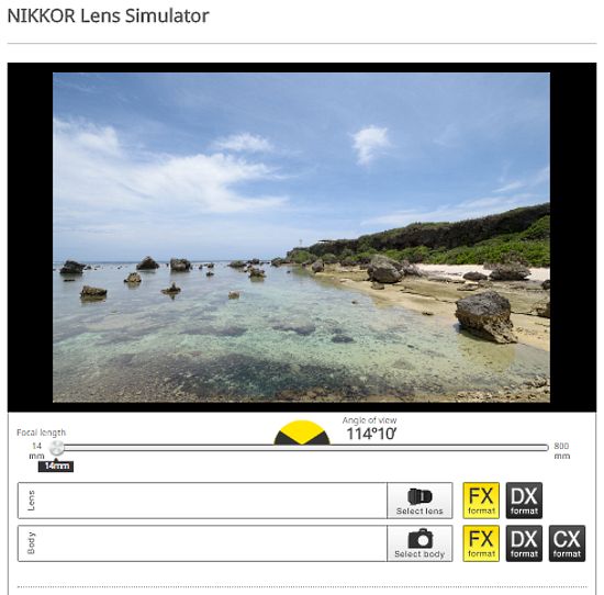 nikon camera simulator